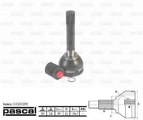PASCAL G12012PC Joint, drive shaft